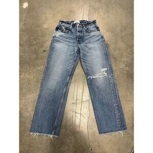 Moussy Vintage Morganfield Wide Straight Jeans size 25